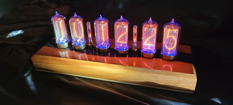 Unique Clock With Zin 70 Tubes And Wi-Fi Connectivity